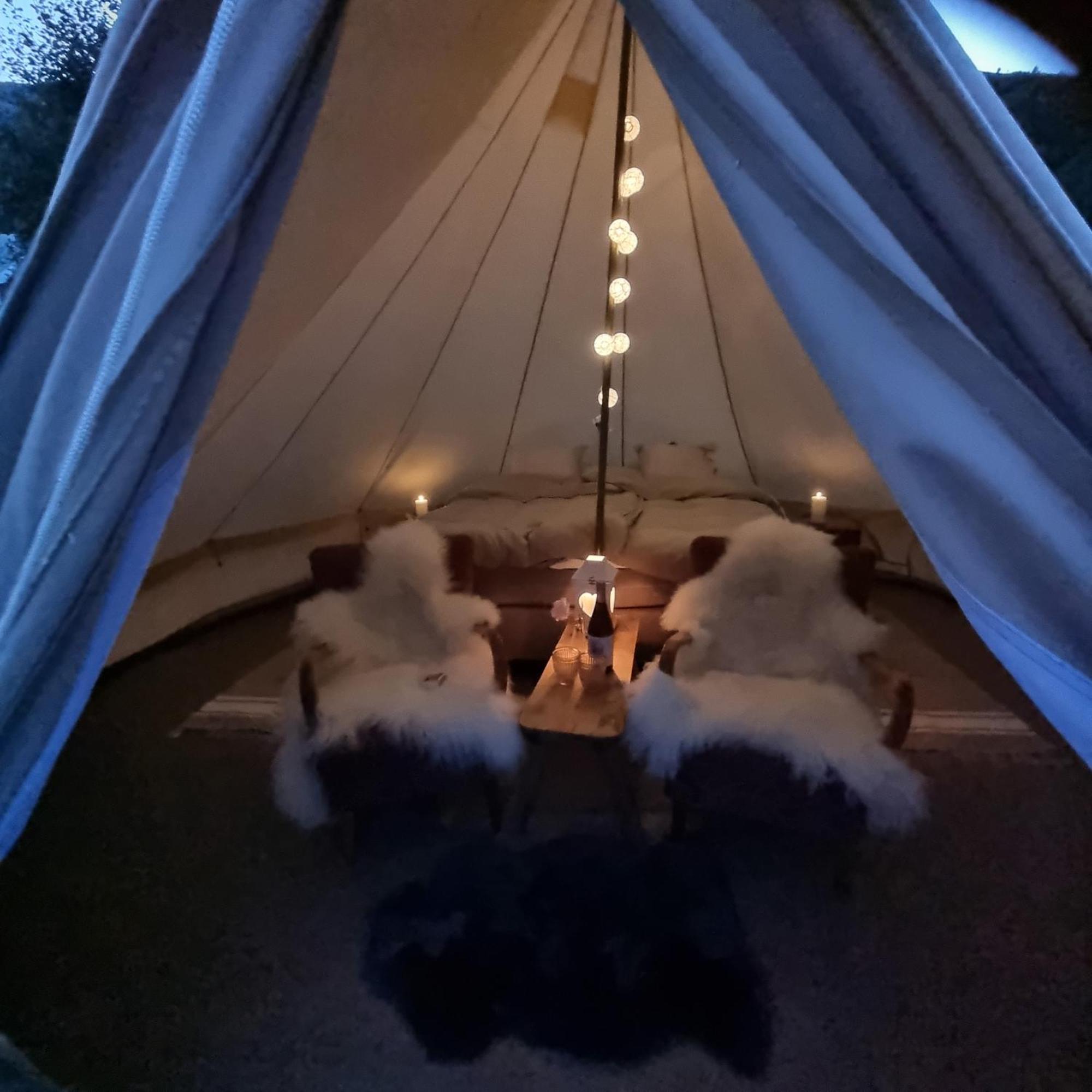 Flatheim Glamping Otel Viksdalen Dış mekan fotoğraf