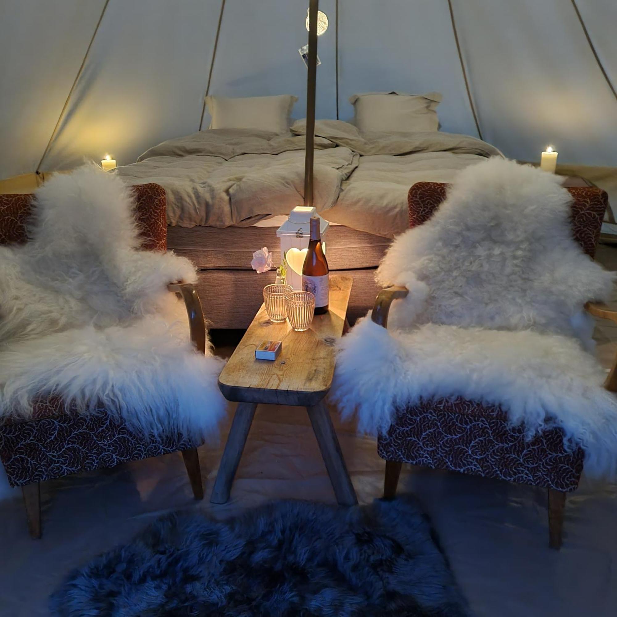 Flatheim Glamping Otel Viksdalen Dış mekan fotoğraf