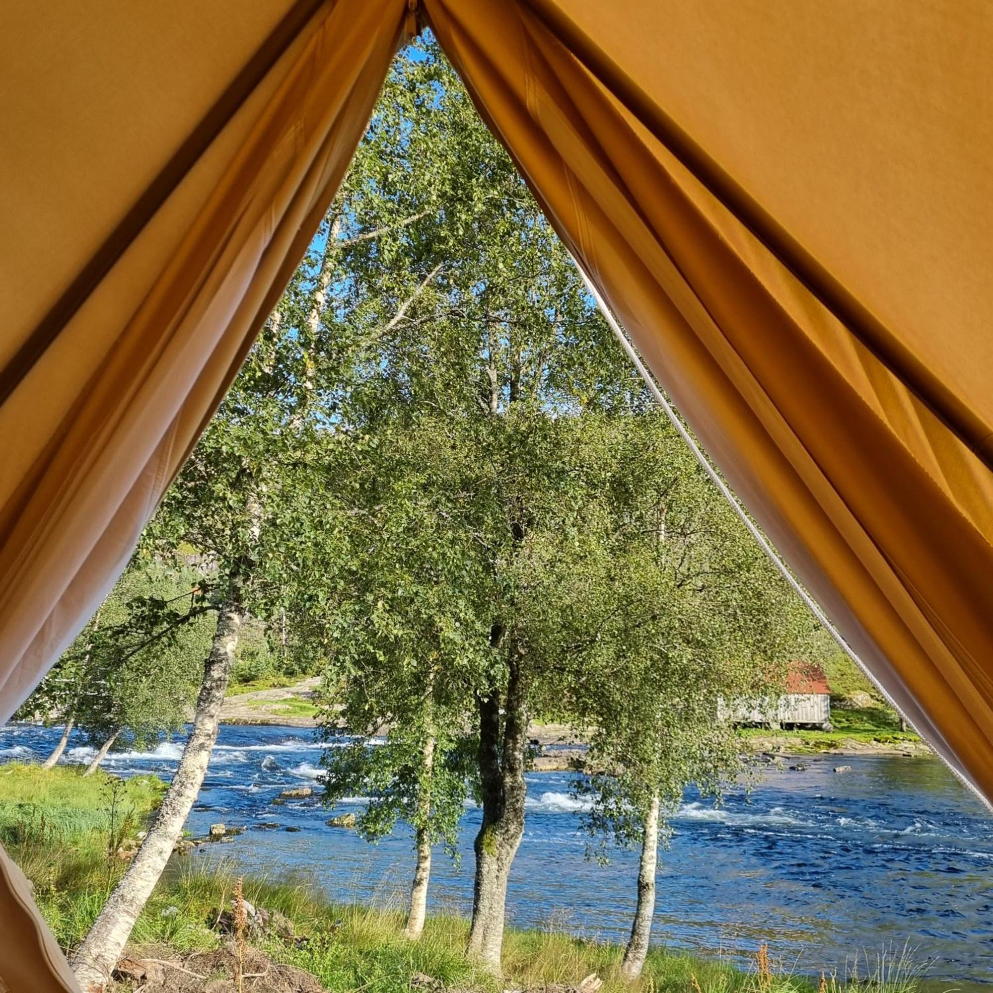 Flatheim Glamping Otel Viksdalen Dış mekan fotoğraf
